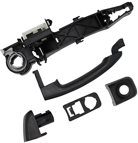MCamooer Poignée de Porte pour Master avec Support de Poignée Compatible avec Vauxhall Movano Master MK3 Côté Conducteur 806067794R 806069981R