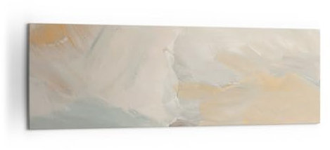 Panorama Bilder auf Leinwand 160x50cm Leinwandbild Stück Hell Minimalistisch Groß XXL Wanddeko Bild Schlafzimmer Wandbilder Dekoration Wohnzimmer Wall Decor Canvas Wand Kunstdruck Art AB160x50-5762