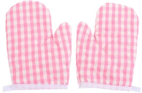 DECHOUS 2pcs Microwave Gloves Food Service Gloves Barbecue Gloves Hot Pads for Kitchen Disposable Gloves Toys Child Baking Gloves Polyester Toddler Glove Holder