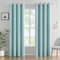 MIULEE Vorhänge Hellblau Blickdicht mit Ösen, Schöner Weicher Verdunklungsvorhänge zum Verdunkeln von Räumen, 2er Set Gardinen Abdunkelnd Schlafzimmer Wohnzimmer Thermovorhang Kälteschutz 140X225 cm