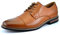 Bruno Marc Herren Derby Schnürhalbschuhe Klassischer Business Anzugschuhe BRAUN Prince-6 Talla 42EU/9US