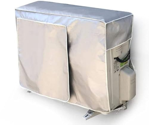 Cubierta de Protección del Aire Acondicionado, Cubierta de Aire Acondicionado Impermeable Antipolvo y Nieve, Cubierta de Aire Acondicionado Exterior, para Construcción de Viviendas (80 x 30 x 57cm)