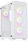 Raidmax Vector V212 Gaming Chassis - Pre-Installed 4X Static RGB Color Fans, Supports 240mm Water Cooler, Full Size Tempered Glass, Mesh Front, Fits 310mm GPU & 175mm Height Air Cooler (White)