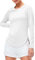 JTSONN Tee Shirt Anti UV pour Femme T Shirt de Protection Solaire UPF 50+ Rashguard T-Shirt à Manches Longues Séchage Rapide Chemise Haut de Sport pour Yoga Pilates