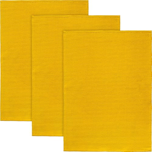 Erwin Müller Geschirrtuch 3er-Pack Piqué curry Größe 50x70 cm