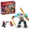 LEGO NINJAGO Zanes Action-Mech - Ninja Spielzeug mit 3 Minifiguren für Rollenspiele - kleines BAU- und Spielset für Kinder - Geschenkidee für Jungen und Mädchen ab 6 Jahren 71827