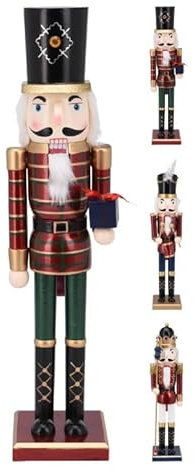 VARZI Addobbo Di Natale Soldatino Schiaccianoci 50cm Prodotto Assortito Natale dal 1956