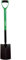 Garden Border Digging Spade - Made From Strong Carbon Steel Strong, Durable, Long Lasting & Rust Resistant Ideal Hand Tool For Allotment Weeding, Snow Cleaning & Gardening Long Life
