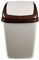 Best House | Plastic Swing Bin 10 Liters | Cream | 1 Pc | Waste Bin, Durable, Lightweight Hinged Swing Lid for Kitchen, Office, and Home Use – Odor-Reducing Design, Easy to Clean - Pack of 1