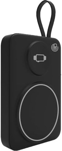 Power Bank, Wireless Magnetic Mobile Powerbank,Mag- Safe PD22.5W Wireless Mobile Powerbank, con entrada y salida USB-C y carga de auriculares de reloj, apto para iPhone16/15/14/13/12/Pro