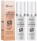 2 Stück Foundation Color Changing,SPF 50+ Farbwechselnde Foundation für Reife Haut 40 Ml Farbwechsel Grundierung,Changing FoundationLanganhaltende Feuchtigkeit Schafft Ein Natürliches Basis-Make-up