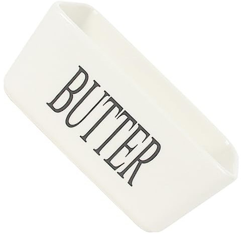 MAGICLULU Piatto Burriera in Porcellana Buttercrock Forniture Da Cucina Formaggiera