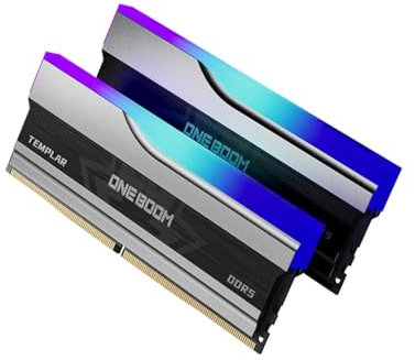 KingSpec OneBoom RGB DDR5 Ram 32 GB (2 x 16 GB) 6400 MHz PC5-48000 CL32 1.4 V Desktop Memory Module Intel XMP 3.0 & AMD Expo RAM Compatible