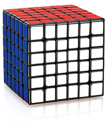 KOSTACHI 6x6 Speed Cube, Professioneller 6x6x6 Zauberwürfel Schwarz, 3D Magische Würfel 6x6, Spielzeug für Erwachsene & Kinder