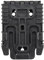 Holster Adapter Schnellverschluss System Kit QLS for G 17 19 Colt 1911 M9 P226 Hüftgurt Paddelplattform(BK)