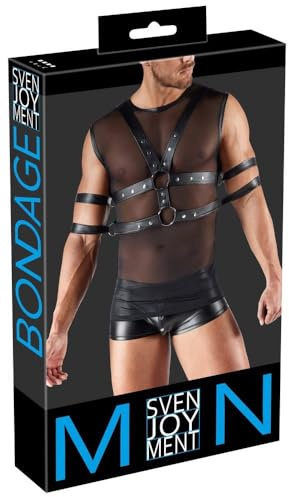 Svenjoyment Bondage Herren Shirt Set, Schwarz, S