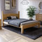 Vida Designs Corona King Size Bed, 5 ft, Low Foot End Bed Frame, Solid Pine Wood
