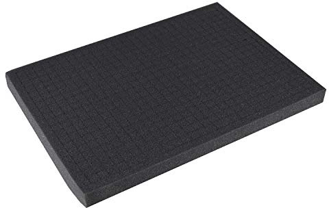 HMF 1458-25 Rasterschaumstoff, Würfelschaum, 345 x 275 mm, Koffereinlage, Tabletop, Höhe: 25 mm