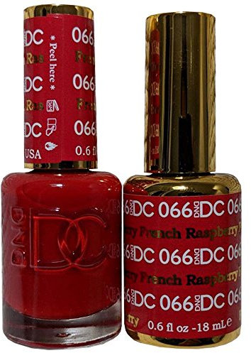 DND DC Autumn Collection UV/LED Soak Off Gel Polish+FREE Nail Lacquer 18ml x 2 (French Raspberry)