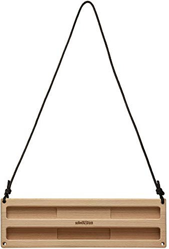 scHmERZ Stück Tabla de entrenamiento portátil para escalada en interiores y exteriores.