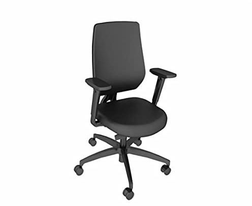 Dauphin Speed-O, ergonomischer Bürostuhl, in DREI Ausführungen, individuell anpassbar (schwarz, Vollpolsterung)