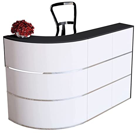 Schrank & Stuhl Bogentheke | Empfangstresen Flair 1 | 110 x 180 x 80 cm (HxBxT)