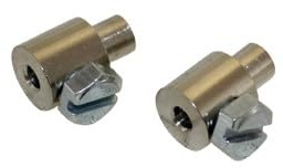 2x Bowdenzug Schraubnippel Klemmnippel 4x11 mm für Mofa Moped Mokick | Kompatibel mit Puch Hercules Kreidler Zündapp