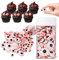 ARONRAVE Zucker Augen 85g Halloween Essbare Zuckeraugen Keksdekorationen Dessertstreusel Cupcake Topper für Die Tägliche Kuchendekoration zu Halloween Weihnachten
