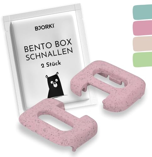BJORKI - Ersatzschnallen für Bento Box (Pastell Rosa)
