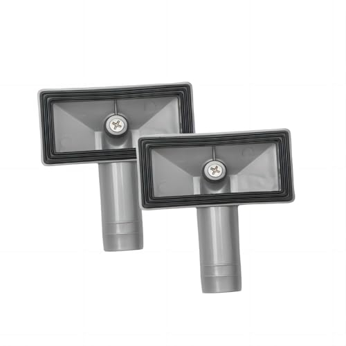 SopimusZ 2 cabezales de desbordamiento para lavabo, interfaz rectangular, 75 x 40 mm