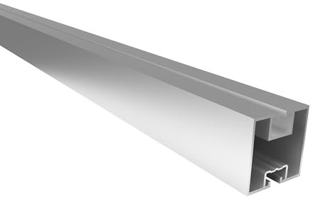 doitBau -2 Stück Montageschiene 2,4x0,4x0,4 m silber für Solarmodule | PV Modul Halterung | Effektive Balkonkraftwerk Halterung | Langlebige Schienen für Solarmodule | Aluprofil für Photovoltaik