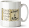Black Raven Design - I Like My Books How I Like My Coffee, Dark and Bitter - Reader Joke Gift Mug, Ceramic, 11fl oz
