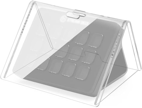 CaSZLUTION Clear Acrylic Dust Cover for Elgato Stream Deck MK.2 | Sturdy Dustproof Waterproof Protector Case for Stream Deck MK.2 Studio Controller, Cover Only