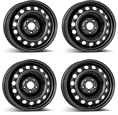 4x Alcar Stahlfelgen 4-8887 6.5Jx16 ET40 5x110 kompatibel mit Fiat 500
