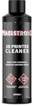 Maelstromz - 3D Printer Cleaning Solution | Isopropanol Rubbing Alcohol | All Purpose Isopropyl IPA 99.99% - 250ml