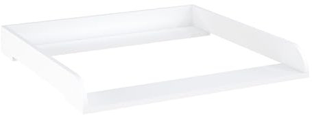 Shefa Kids 800 Table à langer universelle compatible avec les commodes Malm, Hemnes et Nordli Series Blanc