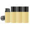 MYOC Orange Airless Bottle Set with Black Pump| 4 Bottles | 15ml | Leak-Proof & Precise Dispensing | Ideal for DIY Beauty & Skincare