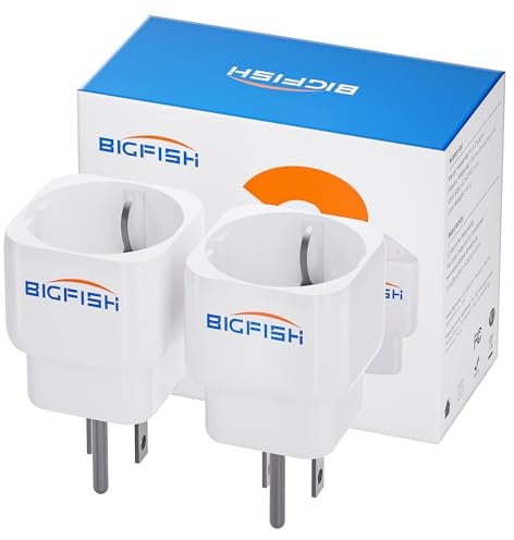 Bigfish Adattatore Presa Americana 2 Pezzi, Adattatore USA Italia, Presa Americana Adattatore, Adattatore USA Tipo B dalla UE a Americana, Canada, Thailandia, Messico