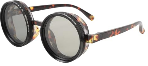 ARTOCT Polarisierte Sonnenbrille, verstellbar, 52 mm, ND-Filterlinse, ND2-400, runde Sonnenbrille für Herren, Strand, Angeln