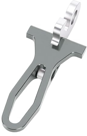 Aramox Bike Seat Post Clamp, Stainless Steel Aluminum Seat Post Clip Hook for Folding Bike (Ti Color)