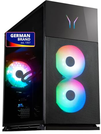 ERAZER Engineer P20 Gaming PC - Core i7-14700, RTX 5060Ti 16 GB GDDR6 | 32 GB DDR4 RAM, 1 TB PCIe SSD, 3x RGB Gehäuselüfter, 750 Watt Netzteil, Windows 11 Home