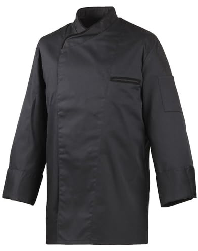 EXNER Kochjacke Langarm, mit Druckknöpfen