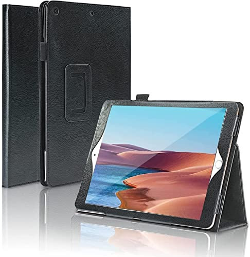 FANSONG Case for iPad Mini 1 2 3, Smart Cover for iPad 7.9 inch Generation Magnetic Closure PU Leather Tablet Cover Flip Shockproof Slim Pencil Holder Bifold Stand Features (Black