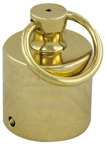 Sea-Club Seil-Endstück mit Ring Juteseil Messing Ø=3cm Maritime Deko