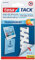 tesa doppelseitige Klebepads TACK / Transparente Klebestreifen zum Aufhängen an Wänden, Fenstern und Spiegeln / 1 x 72 Pads