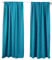 WOLTU 2er Set Gardinen, Verdunklungsvorhänge Blickdicht, Kräusebänder für Schiene, 250 g/m² Schwere Thermovorhänge kälteschutz lichtdicht, für Wohnzimmer Kinderzimmer, 140 x 245 cm, Türkis