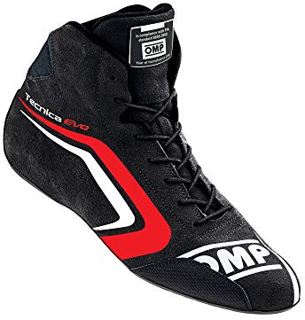 OMP OMPIC/803E07340 Evo Tecnica Schuhe Schwarz/Rot Größe 40, 37 EU