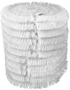 Selections Gutter Brush Guard Leaf, Moss & Debris Protection in White 4m Roll - Pack of 10