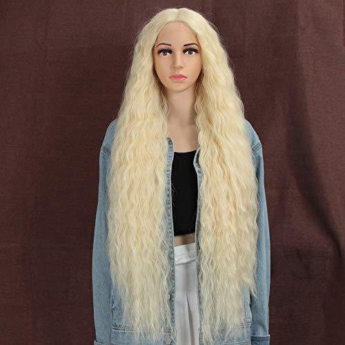 Style Icon Lace Front Perücken Perücken 100cm lang gewellt Synthetische Perücken für Frauen Low Medium Part Hitzebeständige Fasern Lace Front (613)