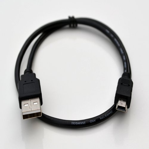 0.50cm/1.5ft Long MINI USB Data & Charging Cable Lead Compatible with Garmin - nüviCam LMT-D